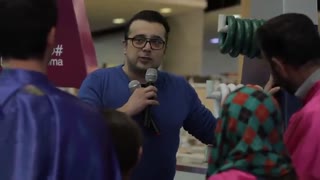 دورهمی و بازی خانوادگی جذاب در باغ کتاب تهران