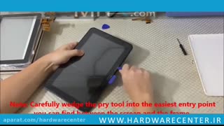 آموزش تعمیر تاچ تبلت ال جی