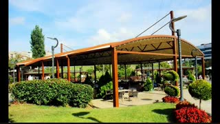 سقف برقی کافی شاپ- سایبان متحرک تالار- پوشش چادری سفره خانه-