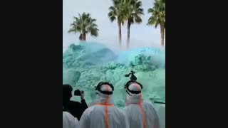 071- آزمایش خمیر دندان فیل در مقیاس زیاد