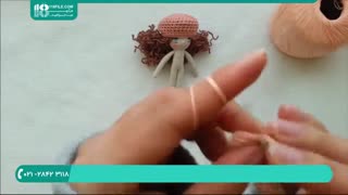 آموزش تصویری بافت لباس عروسک با قلاب
