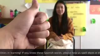 چینی.اسپانیایی انگلیسی：School Classroom Vocabulary 教室单词