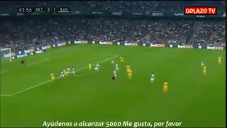 خلاصه بازی پرگل و حساس رئال بتیس 2 - بارسلونا 3 از هفته 23 لالیگا اسپانیا