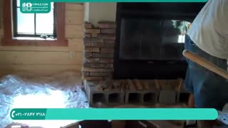 اجرای سنگ آنتیک حصیری