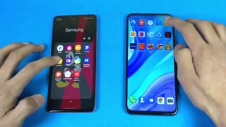 مقایسه سرعت گلکسی A51  سامسونگ با Y9s هواوی - هاردیت