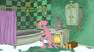 پاکیزگی در کنار Pinkliness پلنگ صورتی