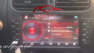 مانیتور فابریک پژو 206 |نصب مانیتور اندورید خودرو|نصب دی وی دی اندروید