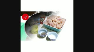 پیتزا مرغ و قارچ