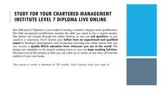 Chartered Management Institute