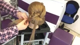 آموزش مدل مو دخترانه شینیون برای عروسی- مومیس مشاور و مرجع تخصصی مو