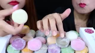 asmr food mochi