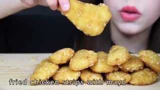 asmr food fries cheese