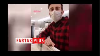 جوان ایرانی ساکن ووهان چین که سمبل مبارزه با کرونا شد