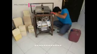 آزمایش پلیمورتکس روی بلوک لیکا