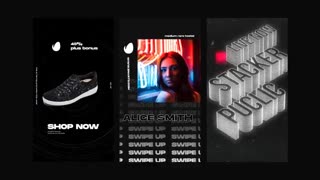 پروژه افترافکت مجموعه موشن گرافیک شوک Shock | Motion Graphics Pack