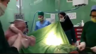 فیلم عمل زایمان سزارین دوقلویی