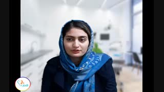 فیلم رضایتمندی سرکار خانم مرجان نظری بیمار ایمپلنت دندان