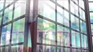 Mix anima white the red hair snow