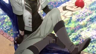 White the red hair snow