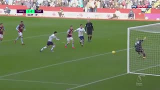 خلاصه بازی پرگل و دیدنی استون ویلا 2 - تاتنهام از هفته 26 لیگ برتر انگلیس