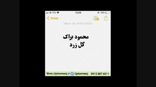 دانلود آهنگ کرمانجی جدید محمود براک به نام گل زرد