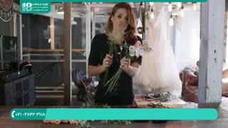 آموزش ساخت دسته گل عروس