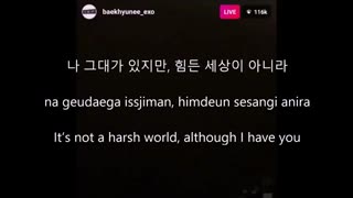 0:50 / 2:23 Baekhyun EXO (백현) - Amazing you (그대라는 사치) Lyrics (Han/Rom/Eng)