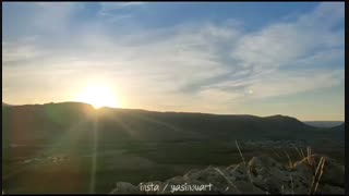 غروب زیبای شهرم