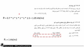 محاسبه حداقل بار برف
