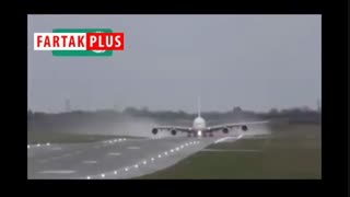 جدال هواپیماها در فرودگاه بیرمنگام با طوفان سیارا