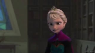 السا و انا و راپونزل اهنگه I WANNA BE LIKE OTHER GIRLS از کارتون مولان2 رو میخونن