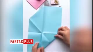 ساخت آسان پاکت نامه شیک با کاغذ A4