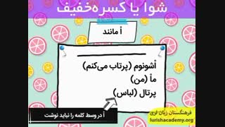 آموزش خط لری پاپریک قسمت دوم