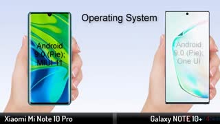 مقایسه گلکسی نوت 10 پلاس سامسونگ با می نوت 10 پرو شیائومی