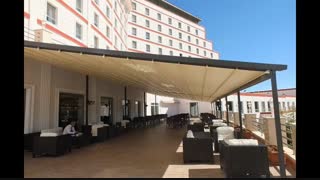 مجری سایبان کنترلی تالار- کافه رستوران- روفگاردن- باغ تالار- رستوران-