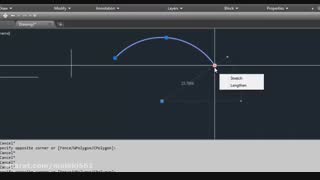 رسم کمان دراتوکد-قسمت اول