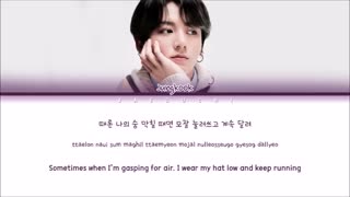 BTS JUNGKOOK - My Time Color Coded Lyrics Eng/Rom/Han/가사+ترجمه