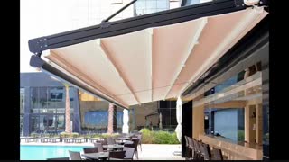 سقف تاشو تالار-سقف جمع شونده فست فود-