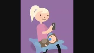 دسته گل به آب دادن مادرانه