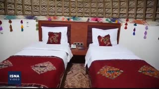 نخستین هتل کپری جهان در قلعه‌گنج کرمان