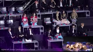 ری اکشن بی تی اس به اجرای Solo جنی از بلک پینک