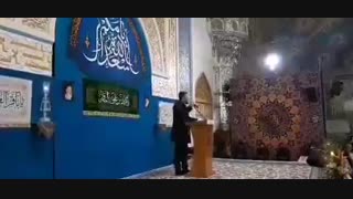 مدیحه سرایی محمد حسین پویانفر در مراسم جشن شب میلاد امام محمد باقر علیه‌السلام
