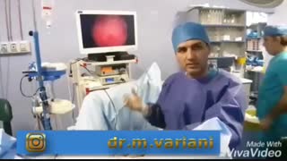 فیلم عمل جراحی تومور مثانه