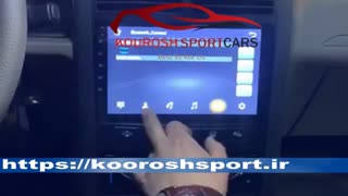 نصب مانیتور فابریک خودرو 405