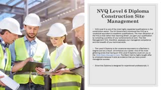 nvq level 6