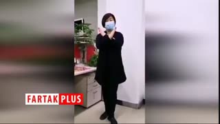 پیام فارسی زن چینی برای مقابله با کرونا