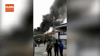 آتش سوزی هتل ادریس مشهد