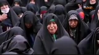 مراسم وداع با پیکر مطهر شهید مدافع حرم، شهید اصغر پاشاپور در حرم رضوی