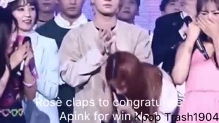 Apink naeun and blackpink rose moments