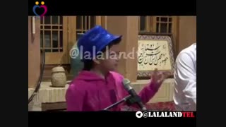 شعر خواندن جالب دختر خانم